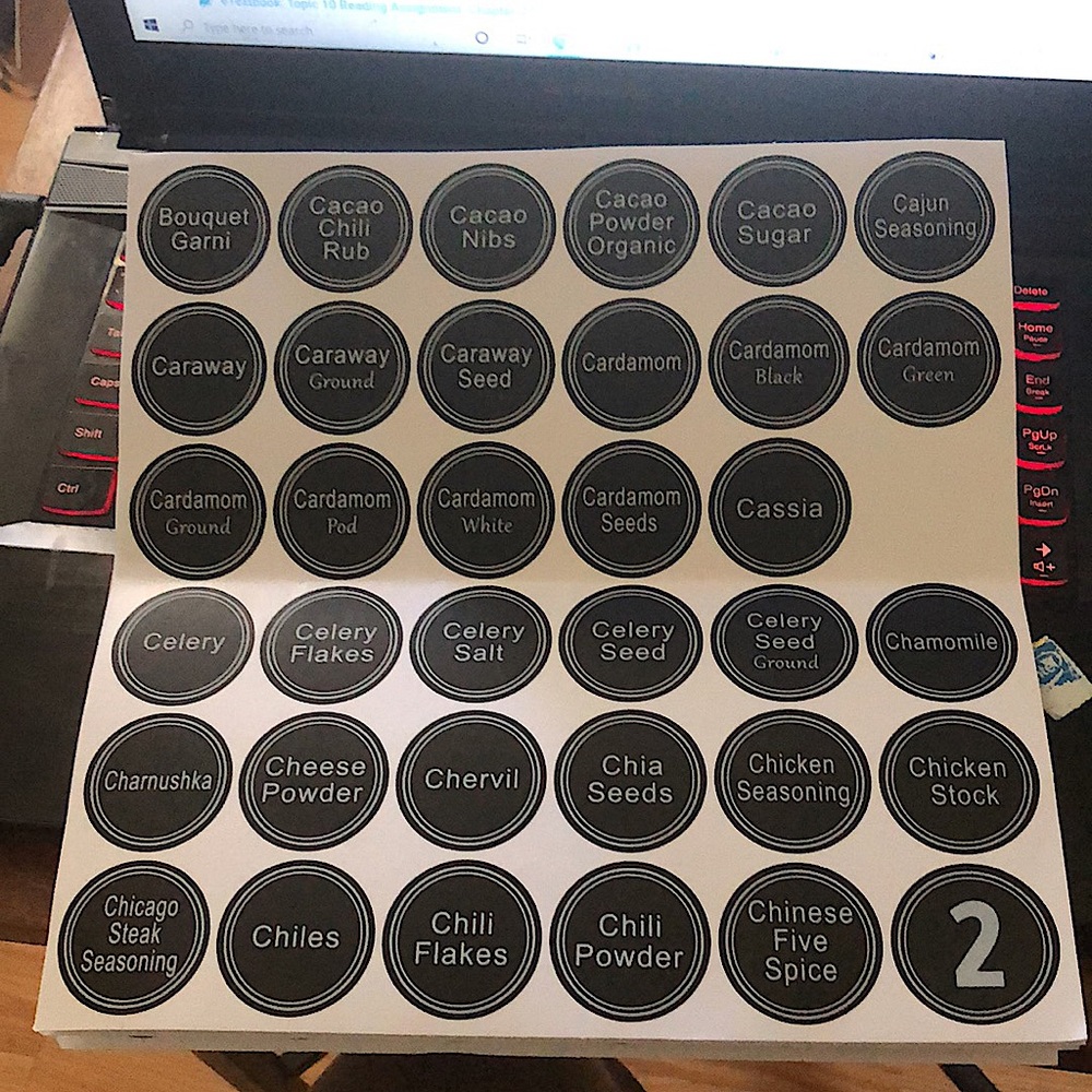 Seasoning Labels - Picture 2 of 10
